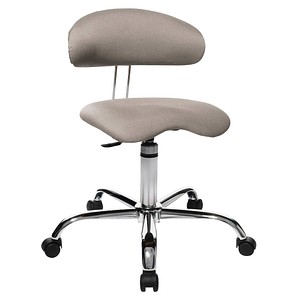 Topstar Bürostuhl Sitness® 40, ST290W53 Stoff grau, Gestell chrom von Topstar