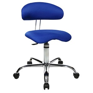 Topstar Bürostuhl Sitness® 40, ST290W56 Stoff blau, Gestell chrom von Topstar