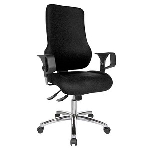 Topstar Bürostuhl Sitness 55, SD69X L50 Stoff schwarz, Gestell chrom von Topstar