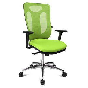 Topstar Bürostuhl Sitness Net Pro 100, NN39T T35 Stoff grün, Gestell alu von Topstar