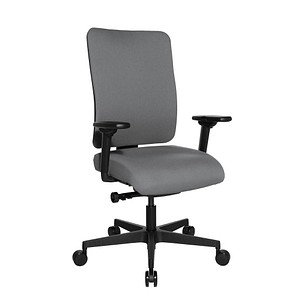 Topstar Bürostuhl Sitness Open X (P) Deluxe, OX600TW2 T23 Stoff grau, Gestell schwarz von Topstar