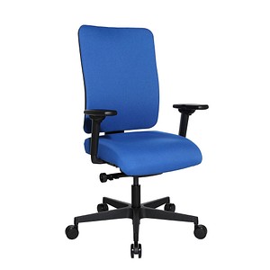 Topstar Bürostuhl Sitness Open X (P) Deluxe, OX600TW2 T26 Stoff blau, Gestell schwarz von Topstar