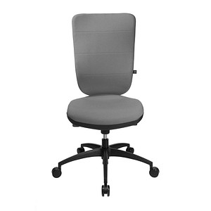 Topstar Bürostuhl Soft Pro 100, NN400 T23 Stoff grau, Gestell schwarz von Topstar