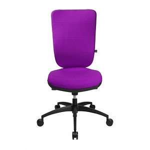 Topstar Bürostuhl Soft Pro 100, NN400 T33 Stoff lila, Gestell schwarz von Topstar