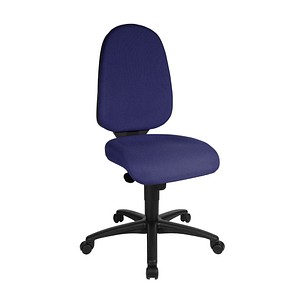 Topstar Bürostuhl Syncro Pro 5, S500 G26 Stoff blau, Gestell schwarz von Topstar