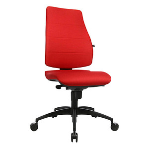 Topstar Bürostuhl Syncro Soft, SN300 T31 Stoff rot, Gestell schwarz von Topstar