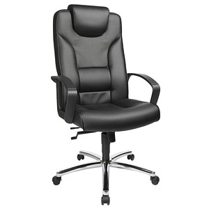 Topstar Chefsessel Comfort Point 50, 7819 D60 Kunstleder schwarz, Gestell chrom von Topstar