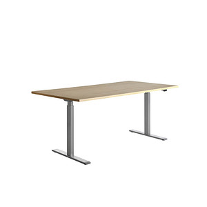 Topstar E-Table elektrisch höhenverstellbarer Schreibtisch ahorn rechteckig, T-Fuß-Gestell grau 180,0 x 80,0 cm Topstar E-Table elektrisch höhenverstellbarer Schreibtisch ahorn rechteckig, T-Fuß-Gestell grau 180,0 x 80,0 cm von Topstar
