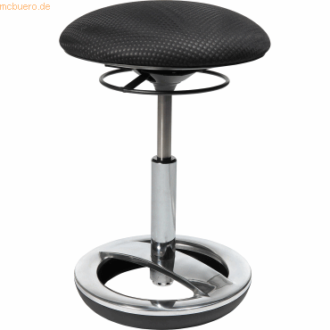 Topstar Hocker Sitness Bob SU49BR0 Fuß chrom Bezug schwarz Topstar Hocker Sitness Bob SU49BR0 Fuß chrom Bezug schwarz von Topstar