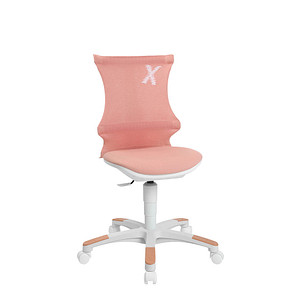 Topstar Kinderdrehstuhl Sitness X Chair 10, FX130CR11 Stoff rosa, Gestell weiß von Topstar
