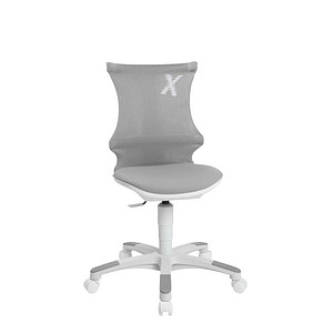 Topstar Kinderdrehstuhl Sitness X Chair 10, FX130CR33 Stoff grau, Gestell weiß von Topstar