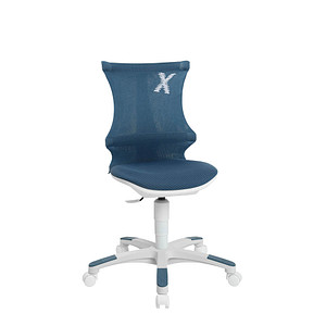 Topstar Kinderdrehstuhl Sitness X Chair 10, FX130CR55 Stoff blau, Gestell weiß von Topstar