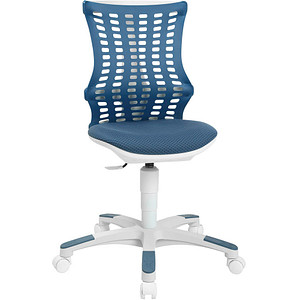 Topstar Kinderdrehstuhl Sitness X Chair 20, FX230CR55 Stoff blau, Gestell weiß von Topstar