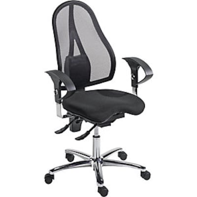 Topstar Operator-Drehstuhl SITNESS 15, + Body Balance Tec®,Netzbezug, schwarz von Topstar