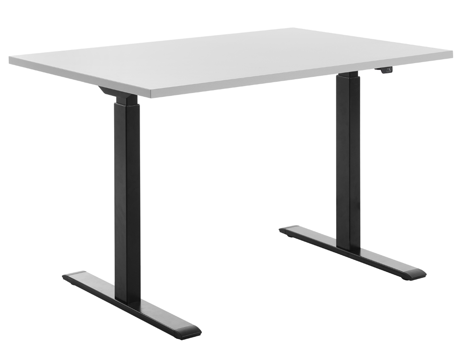 Topstar Sitz-/Steh-Schreibtisch, (B)1.200 mm, schwarz/grau von Topstar