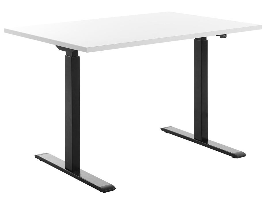 Topstar Sitz-/Steh-Schreibtisch, (B)1.200 mm, schwarz/weiß von Topstar