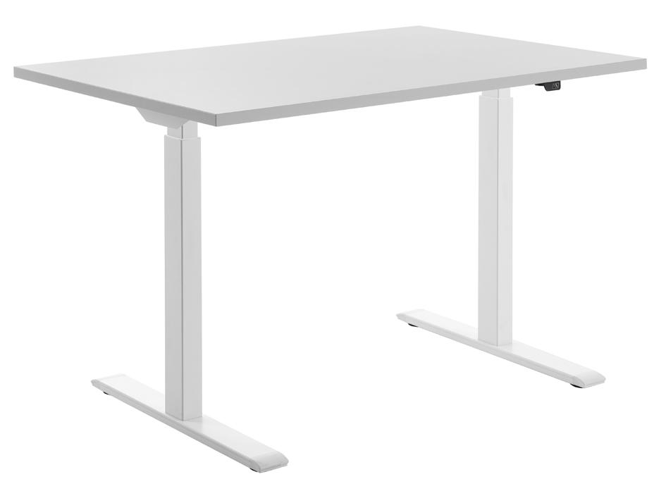 Topstar Sitz-/Steh-Schreibtisch, (B)1.200 mm, weiß/grau von Topstar