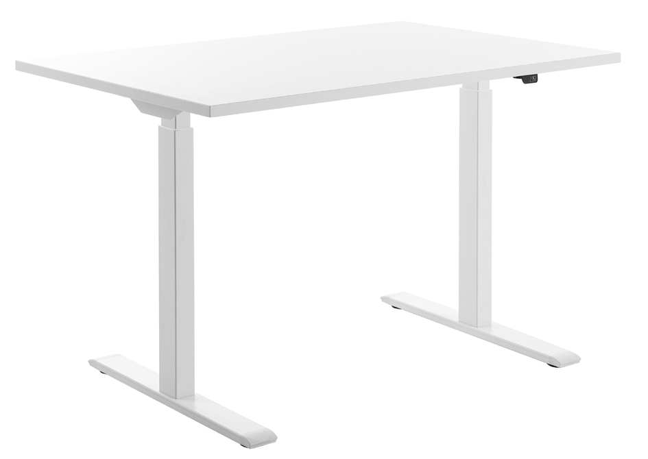 Topstar Sitz-/Steh-Schreibtisch, (B)1.200 mm, weiß/weiß von Topstar