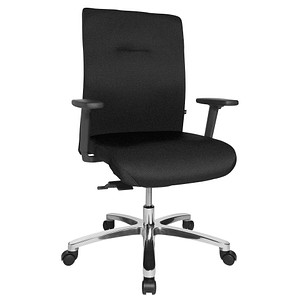 Topstar XXL Bürostuhl Big Star 10, BT190T W50 Stoff schwarz, Gestell alu Topstar XXL Bürostuhl Big Star 10, BT190T W50 Stoff schwarz, Gestell alu von Topstar