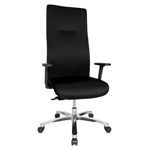 Topstar XXL Bürostuhl Big Star 30, BT390T W50 Stoff schwarz, Gestell alu von Topstar