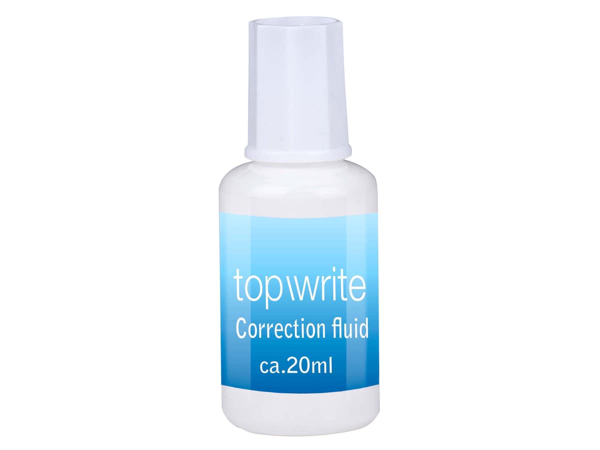 TOPWRITE Korrekturflüssigkeit, 20 ml TOPWRITE Korrekturflüssigkeit, 20 ml von Topwrite