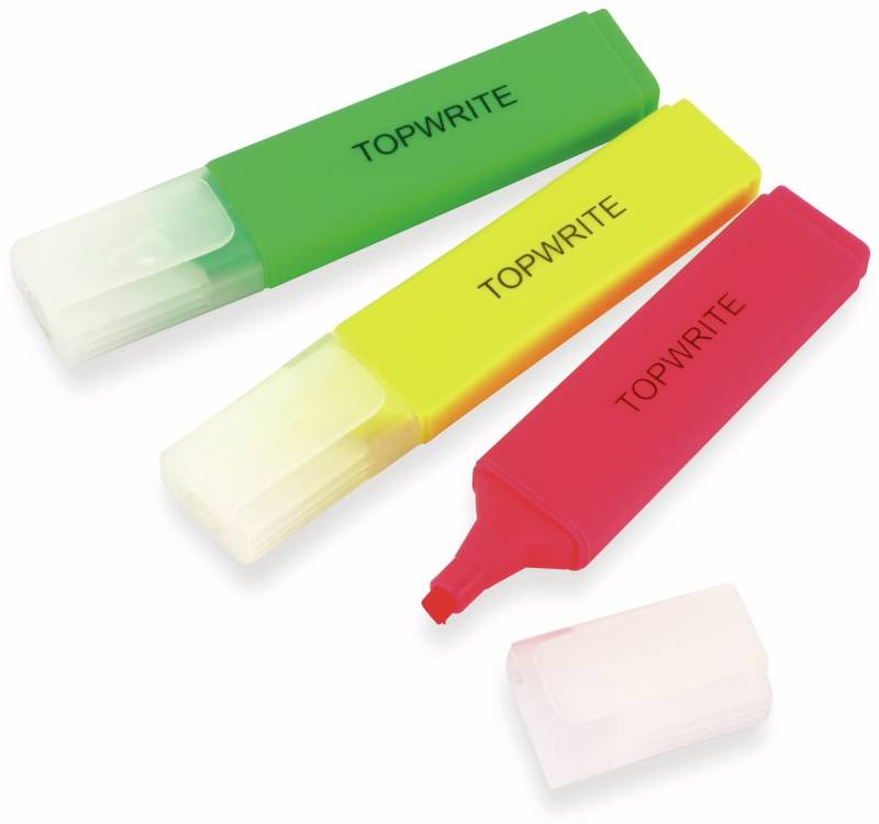 TOPWRITE Textmarker-Set 3 Stück von Topwrite