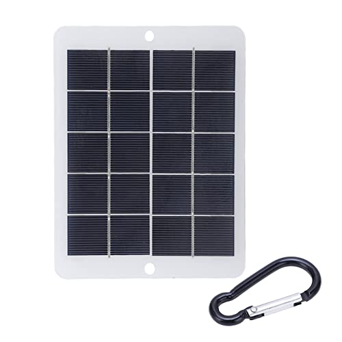 Solarpanel-Kit, Solar-Ladegerät, 3 W, 5 V, Mini, hocheffizient, wasserdicht, tragbar, Solar-Ladegerät, Solar-Ladegerät für LED-Licht und mobiles Auto von Topyond