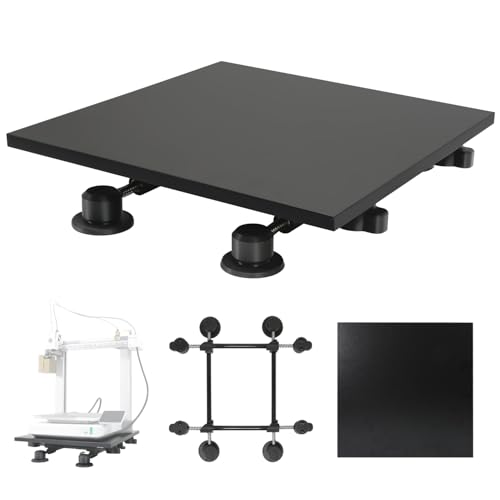 Anti-Vibrationsbasis für 3D-Drucker, stoßdämpfende Plattform für Rauschunterdrückung, stabiler Druck und verbesserte Druckqualität, kompatibel mit den meisten 3D-Druckern (430 x von Tordale