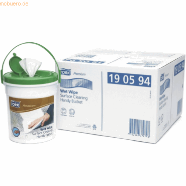 Tork Oberflächenreinigungstücher Premium Spendereimer 27x27cm weiß Eim Tork Oberflächenreinigungstücher Premium Spendereimer 27x27cm weiß Eim von Tork