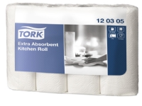 Køkkenrulle Tork Extra Soft 3-lags K1 hvid 12,2m  - (48 ruller pr. pakke) von Tork