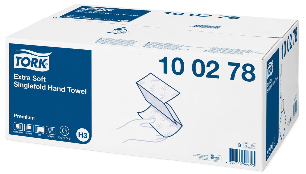 TORK Papierhandtücher Premium 2-lagig von Tork