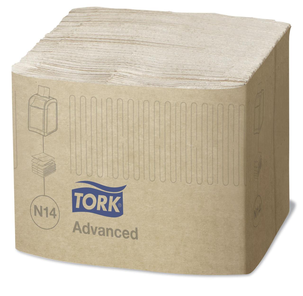 TORK Servietten 16,5 x 21,3 cm 2-lagig natur TORK Servietten 16,5 x 21,3 cm 2-lagig natur von Tork