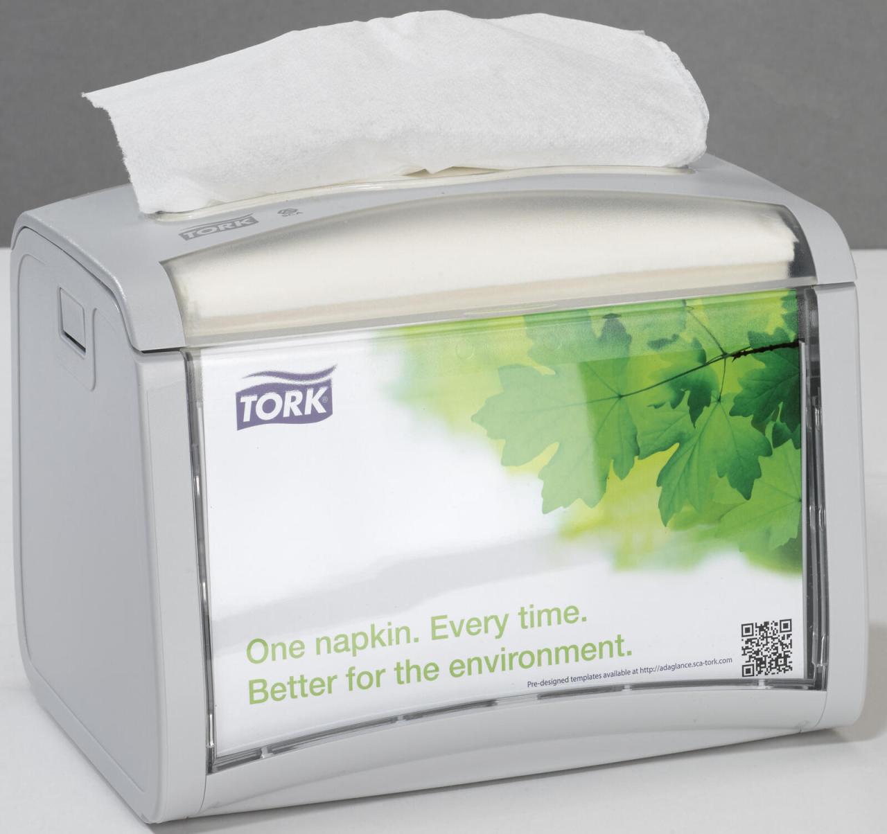 TORK Serviettenspender Xpressnap® N4 275 Tücher hellgrau von Tork