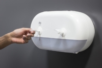 Toiletpapir Tork T9 Advanced SmartOne® Mini 2-lag hvid - (12 ruller pr. karton) von Tork