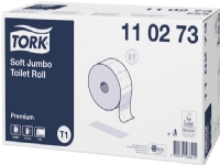 Toilettenpapier Tork T1 2-lag Premium Jumbo, 360 m, 2-lag, karton a 6 ruller von Tork