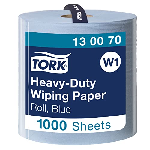 Tork 130070 Extra Starke Mehrzweck Papierwischtücher für W1 Bodenständer- und Wandhalter-System / 2-lagige Putztücher Rolle in Blau / Premium Qualität / 1 x 340 m Tork 130070 Extra Starke Mehrzweck Papierwischtücher für W1 Bodenständer- und Wandhalter-System / 2-lagige Putztücher Rolle in Blau / Premium Qualität / 1 x 340 m von Tork