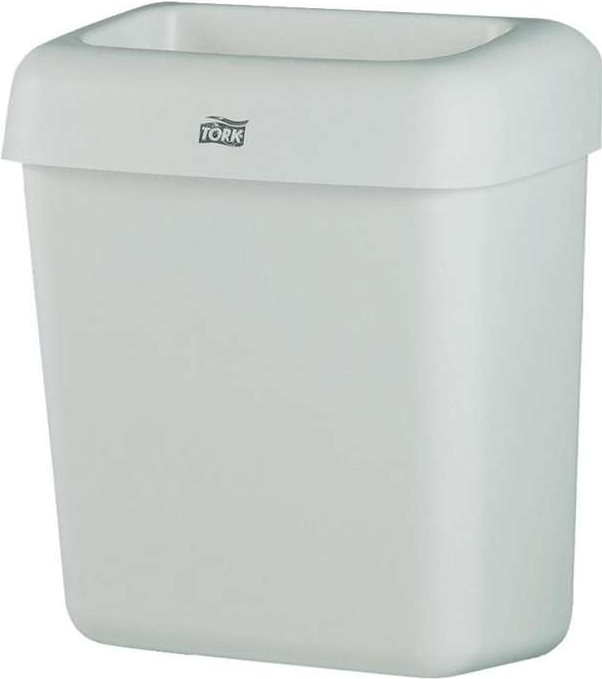 Tork 226100 Mülleimer 20 l Rechteckig Kunststoff Weiß (226100) von Tork