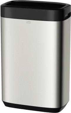 Tork 460011 Mülleimer 50 l Rechteckig Edelstahl (460011) von Tork