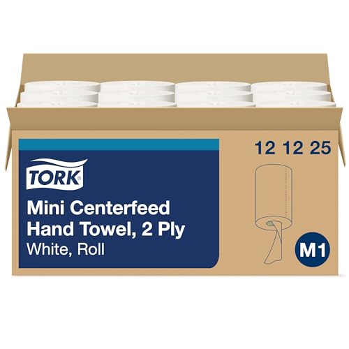 Tork Basic Mini-Papierhandtuch, M1, hohe Saugfähigkeit, 12 x 266 Blatt, 121225 von Tork