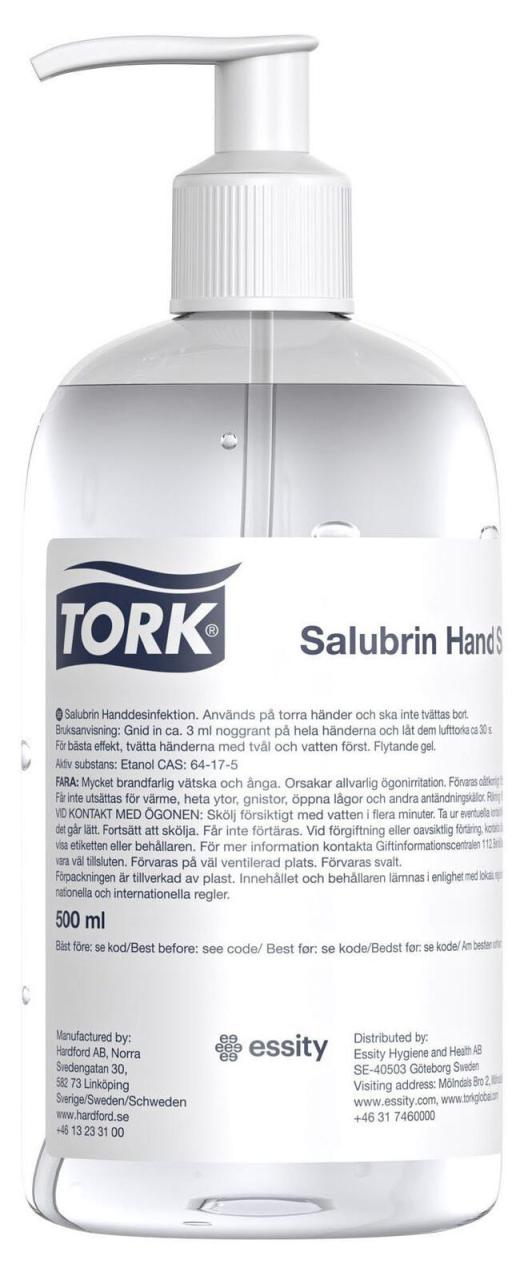 TORK Händedesinfektionsgel 0,5 l von Tork
