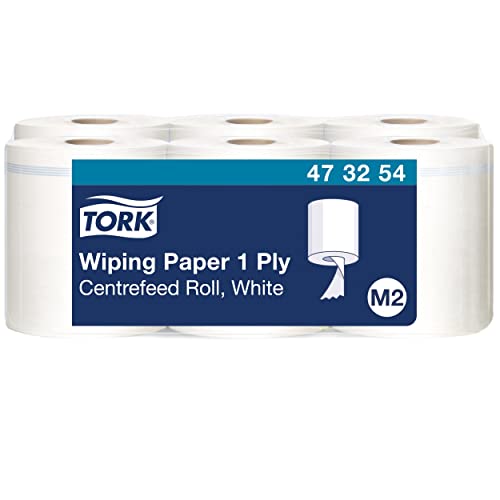 Tork Mehrzweck-Papierwischtücher mit Innenabrollung Weiß M2, 1 × 771 Blatt, 473254 von Tork