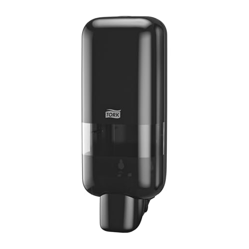 Tork Spender für Seifen und Händedesinfektionsmittel Schwarz S4, geeignet für Flüssigseife, Schaum und Gel, Elevation Design, 564508, 6 Stück Tork Spender für Seifen und Händedesinfektionsmittel Schwarz S4, geeignet für Flüssigseife, Schaum und Gel, Elevation Design, 564508, 6 Stück von Tork