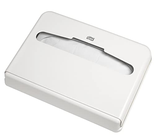 Tork Spender für Toilettensitzauflagen Weiß V1, kompaktes Design, 344080 (x12) von Tork