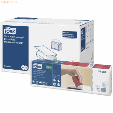 Tork Spenderservietten Xpressnap Extra (N4-System) 16,5x21,3cm 2-lagig von Tork