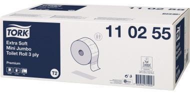 Tork Toilettenpapier Mini Jumbo 110255 3lagig weiß 12 St./Pack. 449027701 Tork Toilettenpapier Mini Jumbo 110255 3lagig weiß 12 St./Pack. 449027701 von Tork