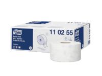 Tork Toilettenpapier Mini Jumbo 3-lagig Papier weiß 600 Bl./Rl. 12 rl./pack von Tork