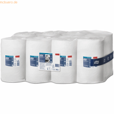 Tork Wischtücher Advanced 420 Mini 2-lagig 21,5cmx35cm/75m weiß VE=11 Tork Wischtücher Advanced 420 Mini 2-lagig 21,5cmx35cm/75m weiß VE=11 von Tork