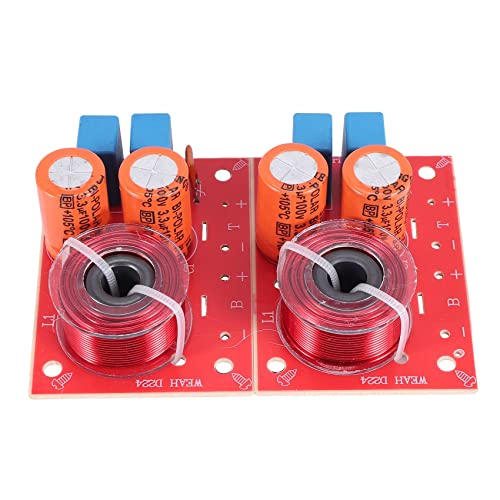 Torsten 2 StüCk 2 Weg 80W DIY Lautsprecher Filter Schaltung HöHen Bass Frequenz Teiler Heimkino HiFi Stereo Audio Frequenzweiche Filter von Torsten