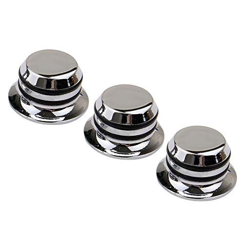 Torsten 3 Stücke Gitarre Metall Oberteil Zylinder Ton Tuning Knöpfe Für Elektrische Gitarre Lp Chrome Torsten 3 Stücke Gitarre Metall Oberteil Zylinder Ton Tuning Knöpfe Für Elektrische Gitarre Lp Chrome von Torsten
