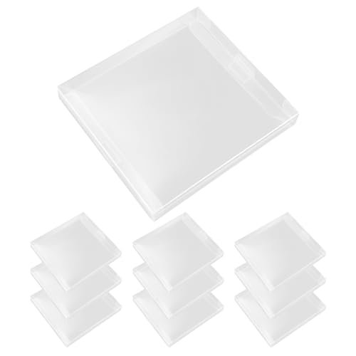 Torsten Durchsichtige CD-Displaybox, Aufbewahrung für Einzelne Musik-CDs und Karten, Schutzhülle für Alben, Staubschutzhülle C von Torsten